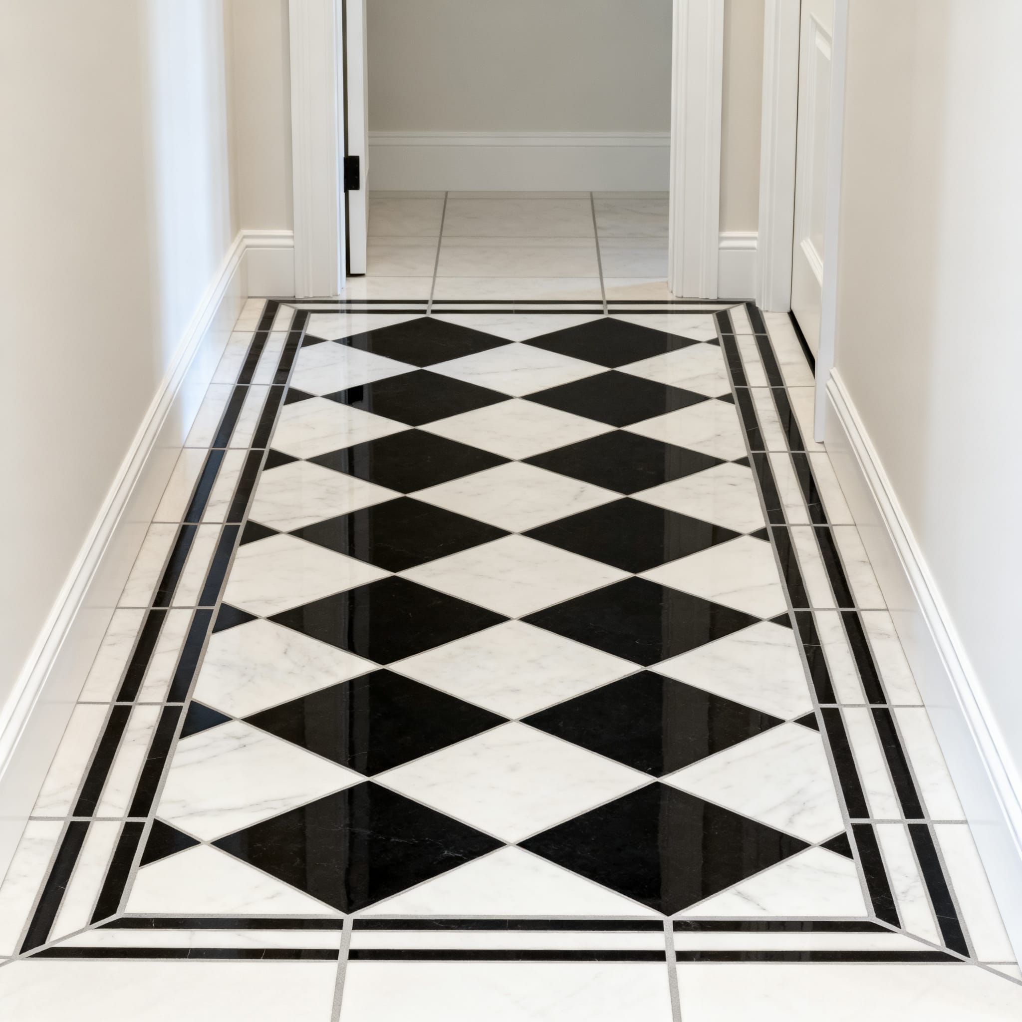 hallway tile installer